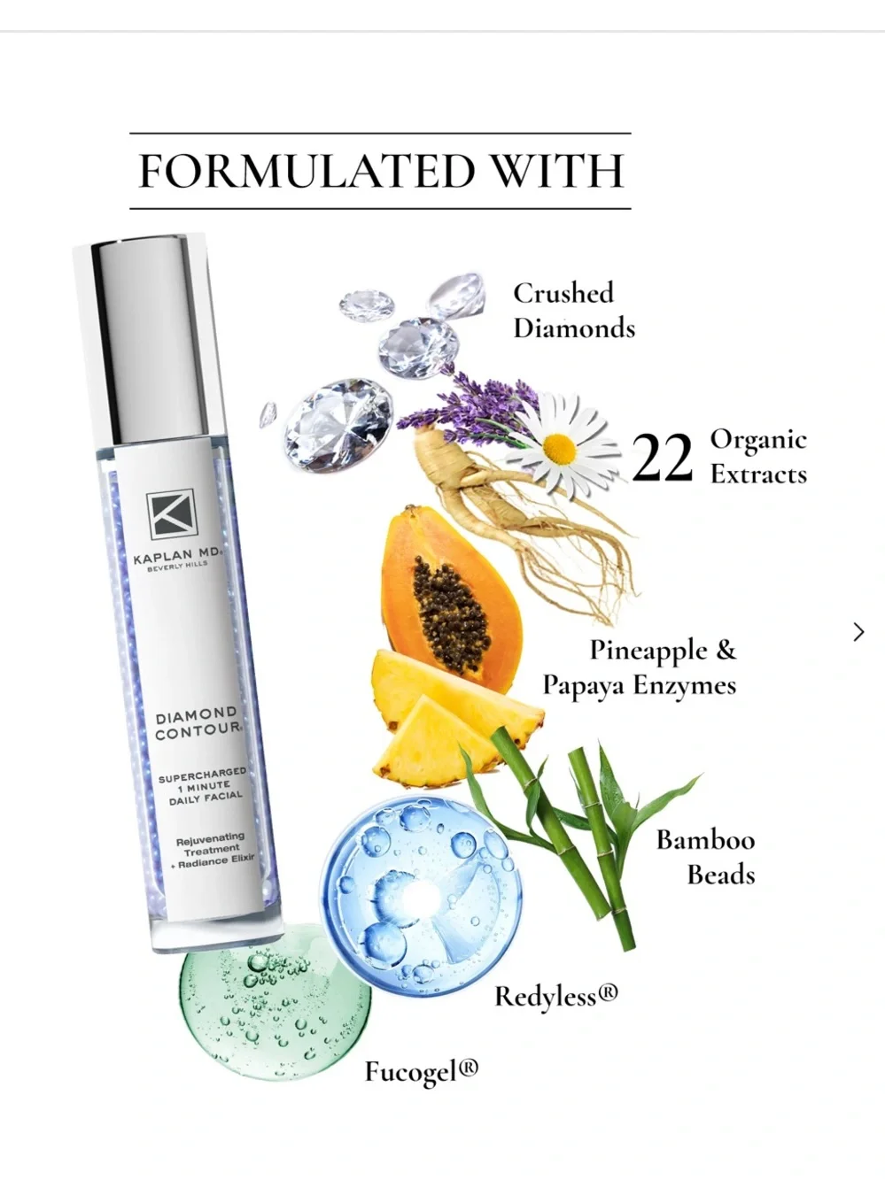 Kaplan MD Diamond Contour Supercharged 1 Minute Daily Facial 3oz/90ml